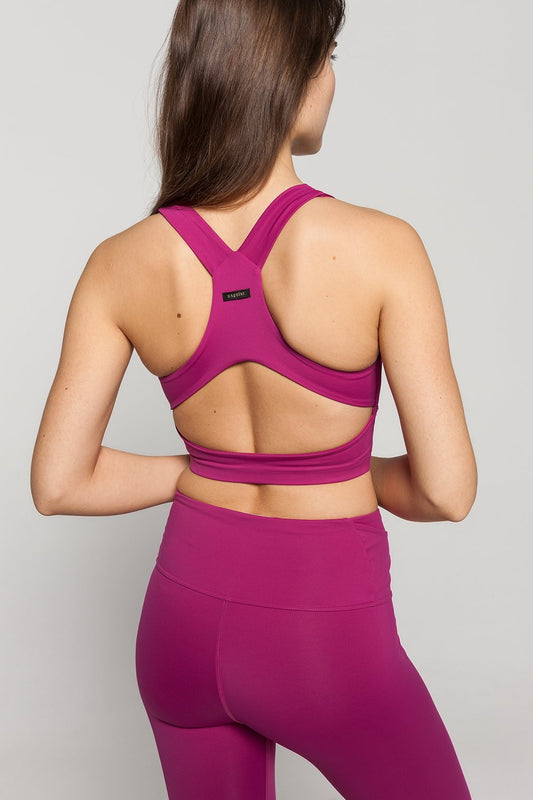 CURVE BRA TOP- FUSCHIA