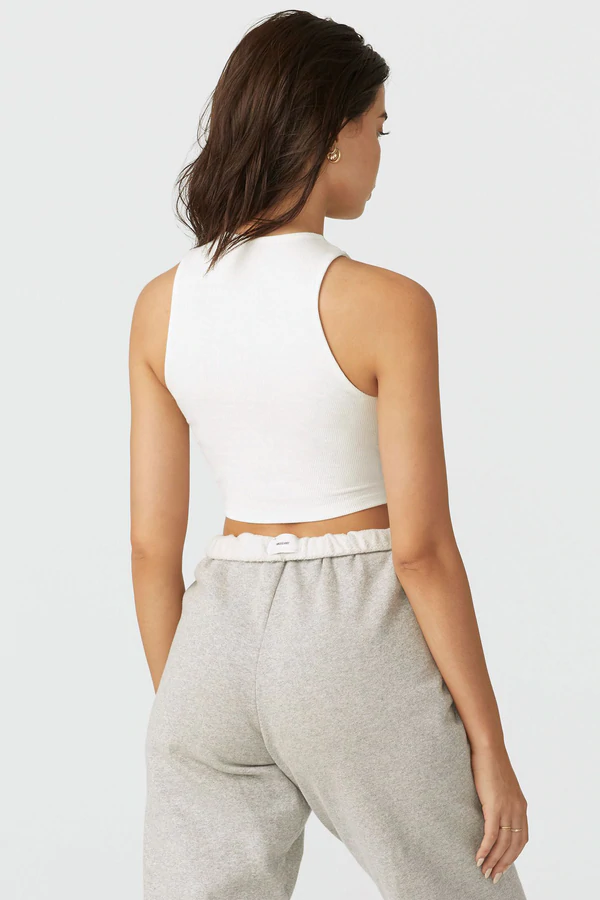 Rare Lace Up Crop Tank